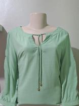 Blusa estilo Bata manga bordada TAM 42 Blusa estilo Bata manga bordada TAM 42