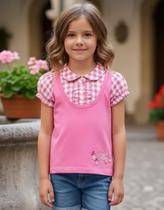 BLUSA ESTILO CAMADA COM APLICAÇÃO CAMISA Nº 4 AO 10 BLUSA ESTILO CAMADA COM APLICAÇÃO CAMISA Nº 4 AO 10