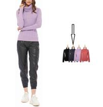 Blusa Facinelli de Lã Tricot Gola Role 650896