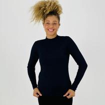 Blusa Facinelli Lã Manga Longa Gola Alta Casual Feminina