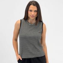 Blusa Facinelli Regata Listrada Feminina