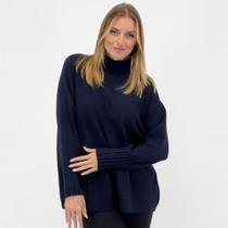 Blusa Facinelli Tricot Básica Gola Alta Feminina Blusa Facinelli Tricot Básica Gola Alta Feminina