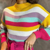 Blusa Fang Mateus Listra Amarelo Tricô