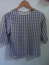 Blusa Feminina 3/4Estampado Tamanho Unico Blusa Feminina 3/4Estampado Tamanho Unico