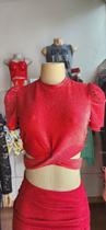 Blusa feminina a Marsala