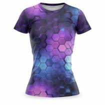 Blusa Feminina Academia Camisa Fitness Musculacao Caminhada Bike Protecao UV Ante Suor