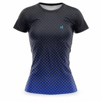 Blusa Feminina Academia Estampada Fitness Caminhada Treino Corrida Camisa Manga Curta