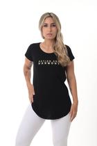 Blusa Feminina Academia Fitness Action Preto Blusa Feminina Academia Fitness Action Preto