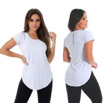 Blusa Feminina Academia Fitness Life Style Branco