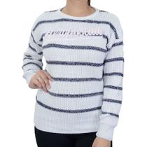 Blusa Feminina Aéropostale Tricot Gola Redonda Branca - 9862