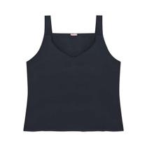 Blusa Feminina Alça Grossa Plus Size Sunshine Lisa Blusa Feminina Alça Grossa Plus Size Sunshine Lisa