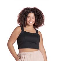 Blusa Feminina Alça Plus Size Lisa