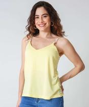 Blusa Feminina Alças Finas Marisa Amarelo-66084 Blusa Feminina Alças Finas Marisa Amarelo-66084