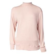 Blusa Feminina Alongada Rovitex Malha Rosa Mescla
