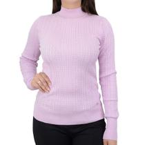 Blusa Feminina Alpelo Sueter Cable Bloom Lilás - 109004 Blusa Feminina Alpelo Sueter Cable Bloom Lilás - 109004