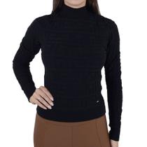 Blusa Feminina Alpelo Sueter Grego Preto Kohl - 109006