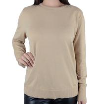 Blusa Feminina Alpelo Sueter Plus Bege Camafeu - 10900 Blusa Feminina Alpelo Sueter Plus Bege Camafeu - 10900