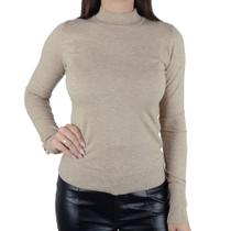Blusa Feminina Alpelo Sueter Tricot Bege Pecan - 10900 Blusa Feminina Alpelo Sueter Tricot Bege Pecan - 10900