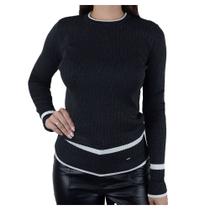 Blusa Feminina Alpelo Tricot Cinza Escuro - 10900 Blusa Feminina Alpelo Tricot Cinza Escuro - 10900