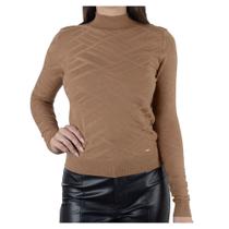Blusa Feminina Alpelo Tricot Marrom Toffe - 10900 Blusa Feminina Alpelo Tricot Marrom Toffe - 10900