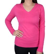 Blusa Feminina Alpelo Tricot Suéter Hyper Pink - 10900426