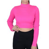 Blusa Feminina Ana Gonçalves Cropped Pink - A4616