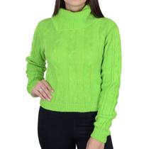 Blusa Feminina Ana Gonçalves Tricot Verde Lima - A4564