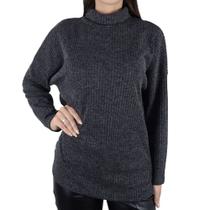 Blusa Feminina Averzzy Tricot Cinza Mescla - 6823
