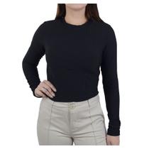 Blusa Feminina Babicat ML Corpete Preta - B1827