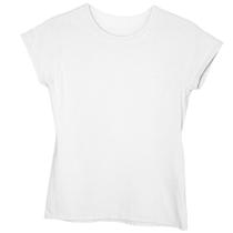Blusa Feminina Baby Look Básica Algodão Premium Cor Branca Blusa Feminina Baby Look Básica Algodão Premium Cor Branca