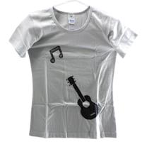 BLUSA FEMININA BABY LOOK BORDADA EM PATCHWORK, Tam. P