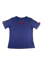 Blusa Feminina Barrielli com Detalhes Elegantes na Manga e no Decote