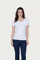 Blusa feminina básica de algodão Blusa feminina básica de algodão