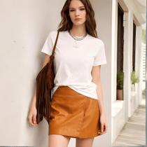 Blusa Feminina Básica Logo Metal Colcci