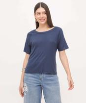 Blusa Feminina Básica Manga Curta Marisa-06034