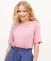 Blusa Feminina Básica Manga Curta Marisa-06036