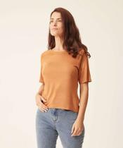 Blusa Feminina Básica Manga Curta Marisa-16503
