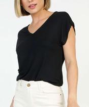 Blusa Feminina Básica Manga Curta Marisa-35068