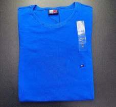 Blusa feminina básica tamanho G cor azul