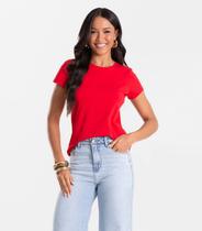 Blusa Feminina Básica Visco Tricot Rovitex Laranja Blusa Feminina Básica Visco Tricot Rovitex Laranja