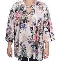Blusa Feminina Bata Raglan Luxo Plus Size