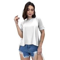 Blusa Feminina Bata Vest Legging Soltinha Manga Curta Social