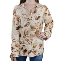 Blusa Feminina Beagle ML Estampada Oasis - 05363
