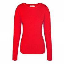 Blusa Feminina Biamar Básica Modal Vermelho Blusa Feminina Biamar Básica Modal Vermelho