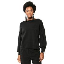 Blusa Feminina Biamar Manga Longa Preto Blusa Feminina Biamar Manga Longa Preto