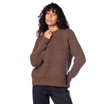 Blusa Feminina Biamar Tricô Marrom Escuro