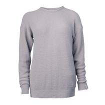 Blusa Feminina Biamar Tricot Fio Pluma Gola Careca Cinza Blusa Feminina Biamar Tricot Fio Pluma Gola Careca Cinza
