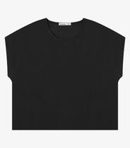 Blusa Feminina Box Em Sarja Lisa Endless Preto Blusa Feminina Box Em Sarja Lisa Endless Preto