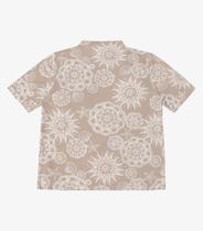 Blusa Feminina Box Estampada Gola Chaminé Endless Marrom Blusa Feminina Box Estampada Gola Chaminé Endless Marrom