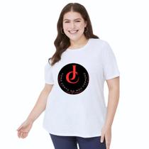 Blusa Feminina Branca Camiseta Básica P Ao Plus Size 100% Algodão